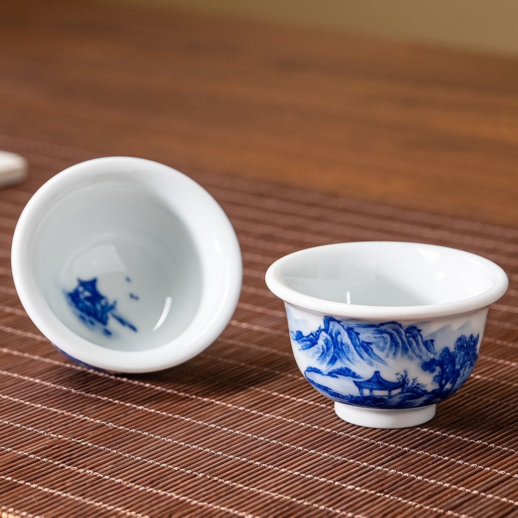 Shan Shui 100cc - Jing De Zhen Porcelain Gaiwan zycschina