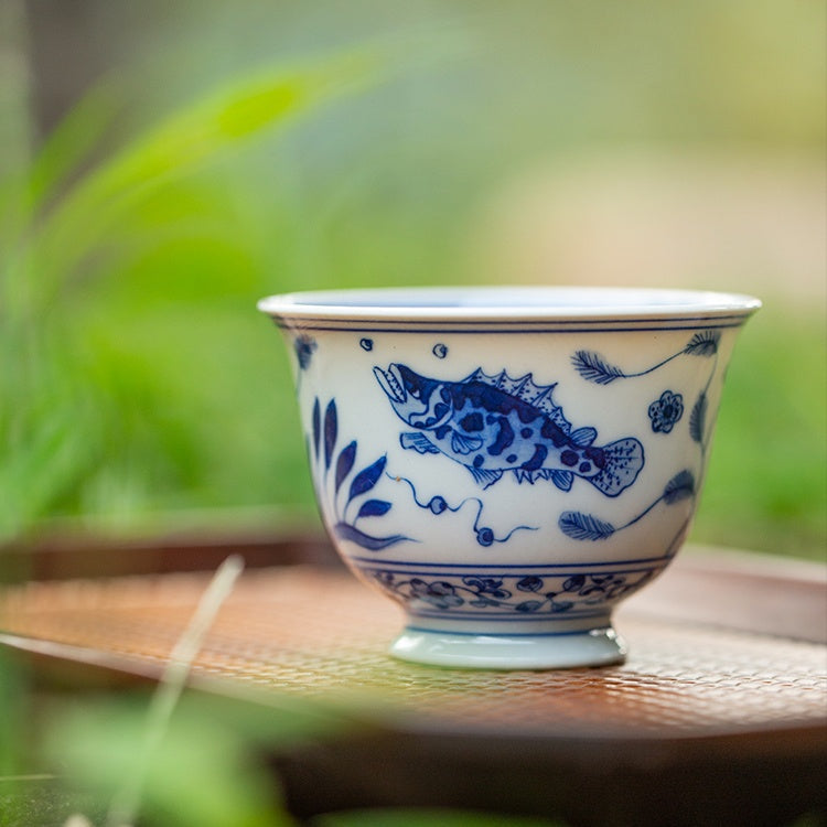 Yu Zao Wen - Jing De Zhen Porcelain Teacup zycschina