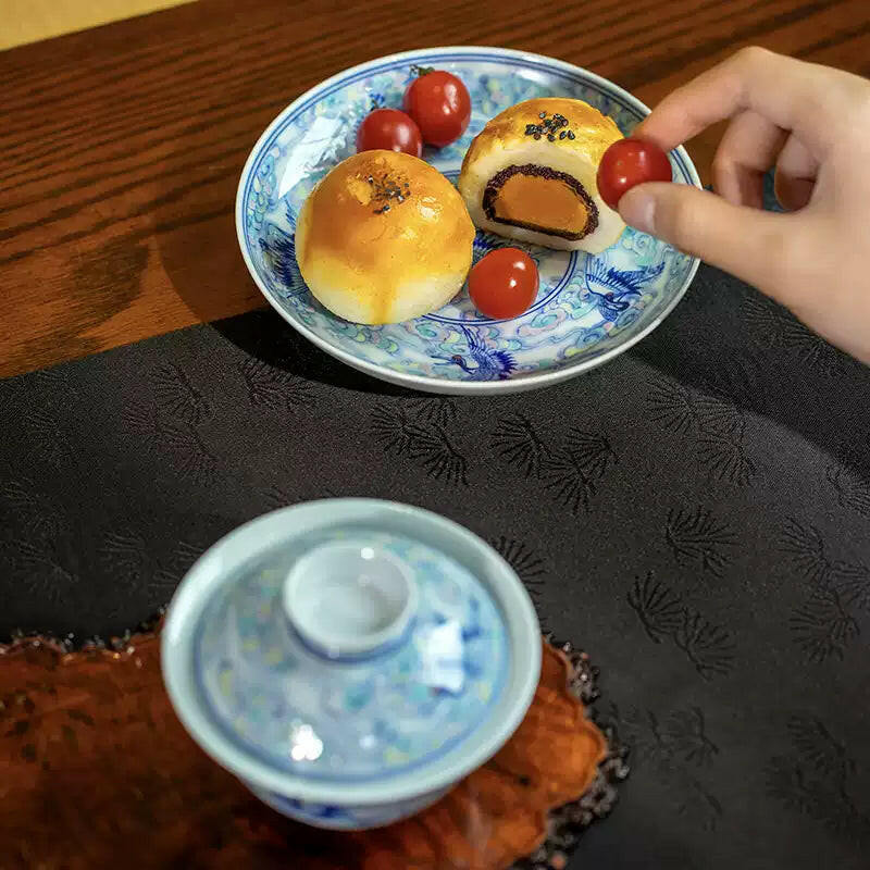 Rui He Xiang Yun - Jing De Zhen Porcelain Gaiwan zycschina