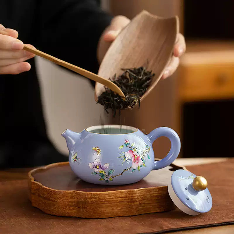 Fu Rong Hua Kai 240cc - Jing De Zhen Porcelain Gaiwan zycschina