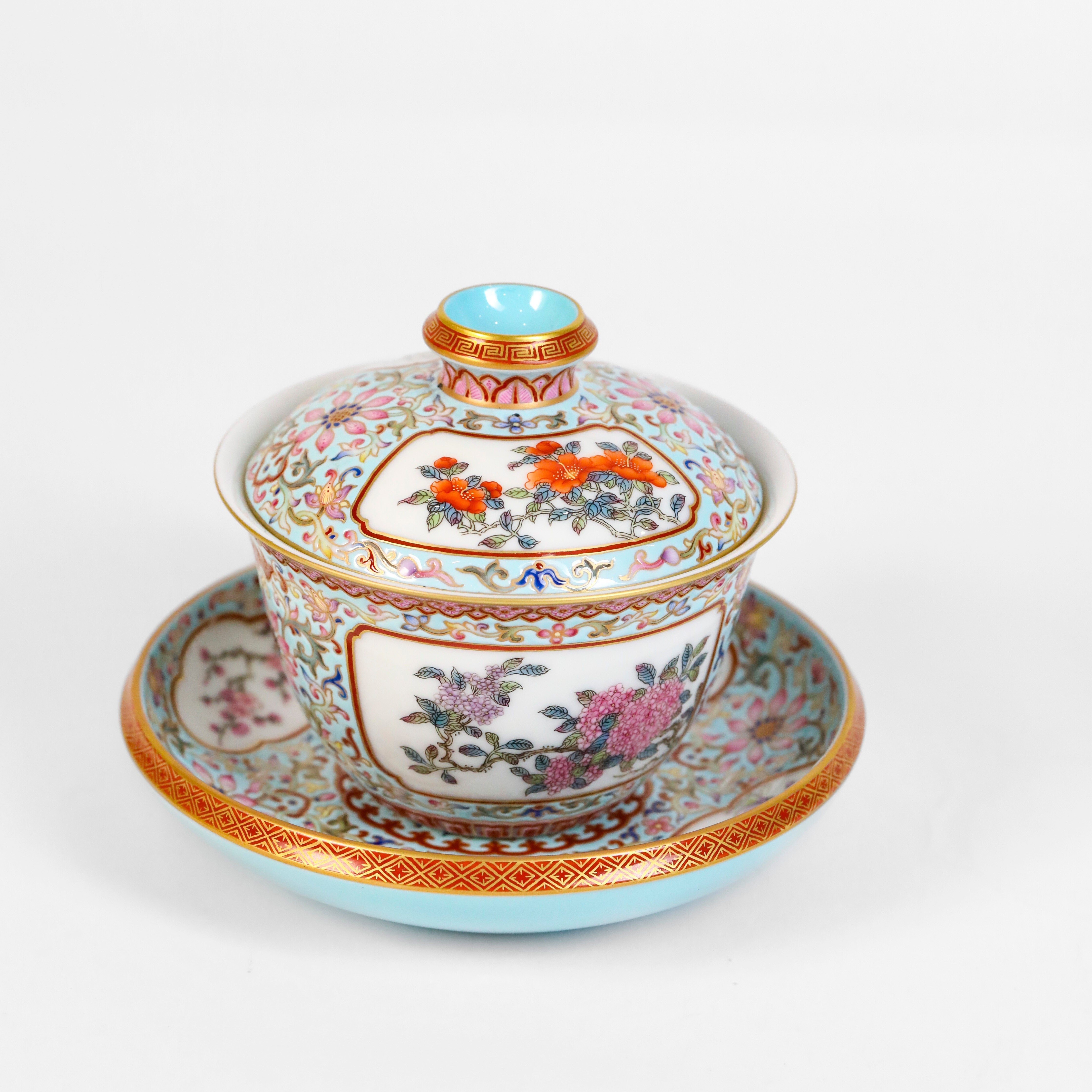 Chan Zhi Lian 120cc - Jing De Zhen Porcelain Gaiwan zycschina