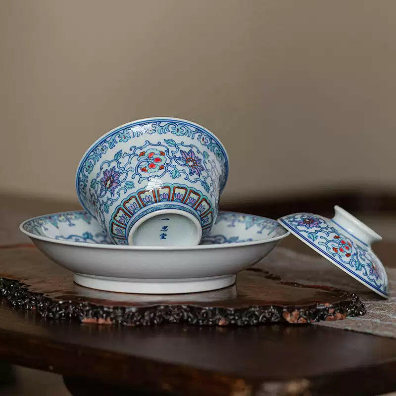Ren Dong Wen Hua Hui - Jing De Zhen Porcelain Gaiwan zycschina