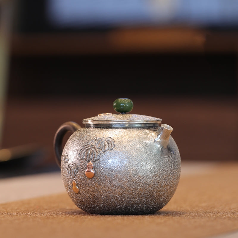 Fu Lu 170cc - Handmade silver pot zycschina