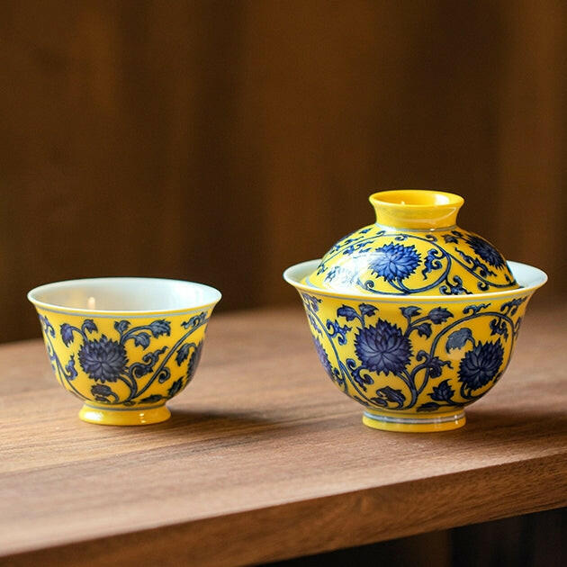 Huang Di Chan Zhi Lian - Jing De Zhen Porcelain Gaiwan zycschina