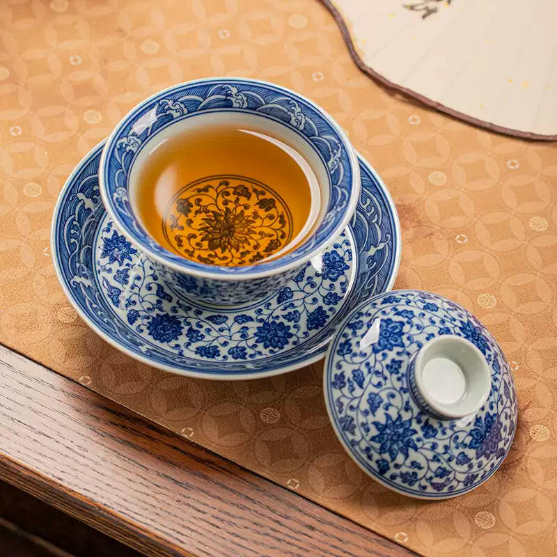 Chan Zhi Wen - Jing De Zhen Porcelain Gaiwan zycschina