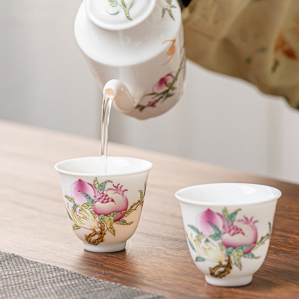 San Duo 170cc - Jing De Zhen Porcelain Teapot zycschina