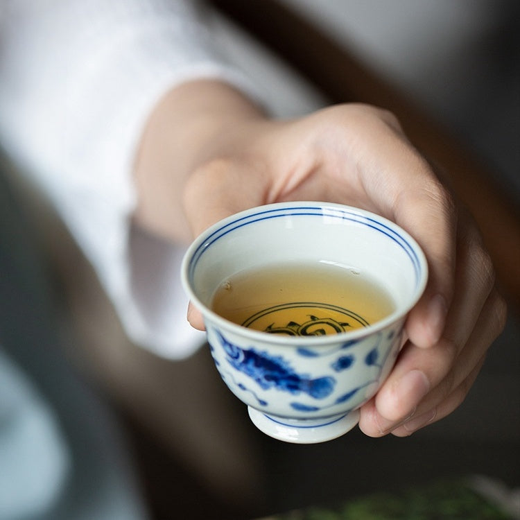 Yu Zao Wen - Jing De Zhen Porcelain Teacup zycschina