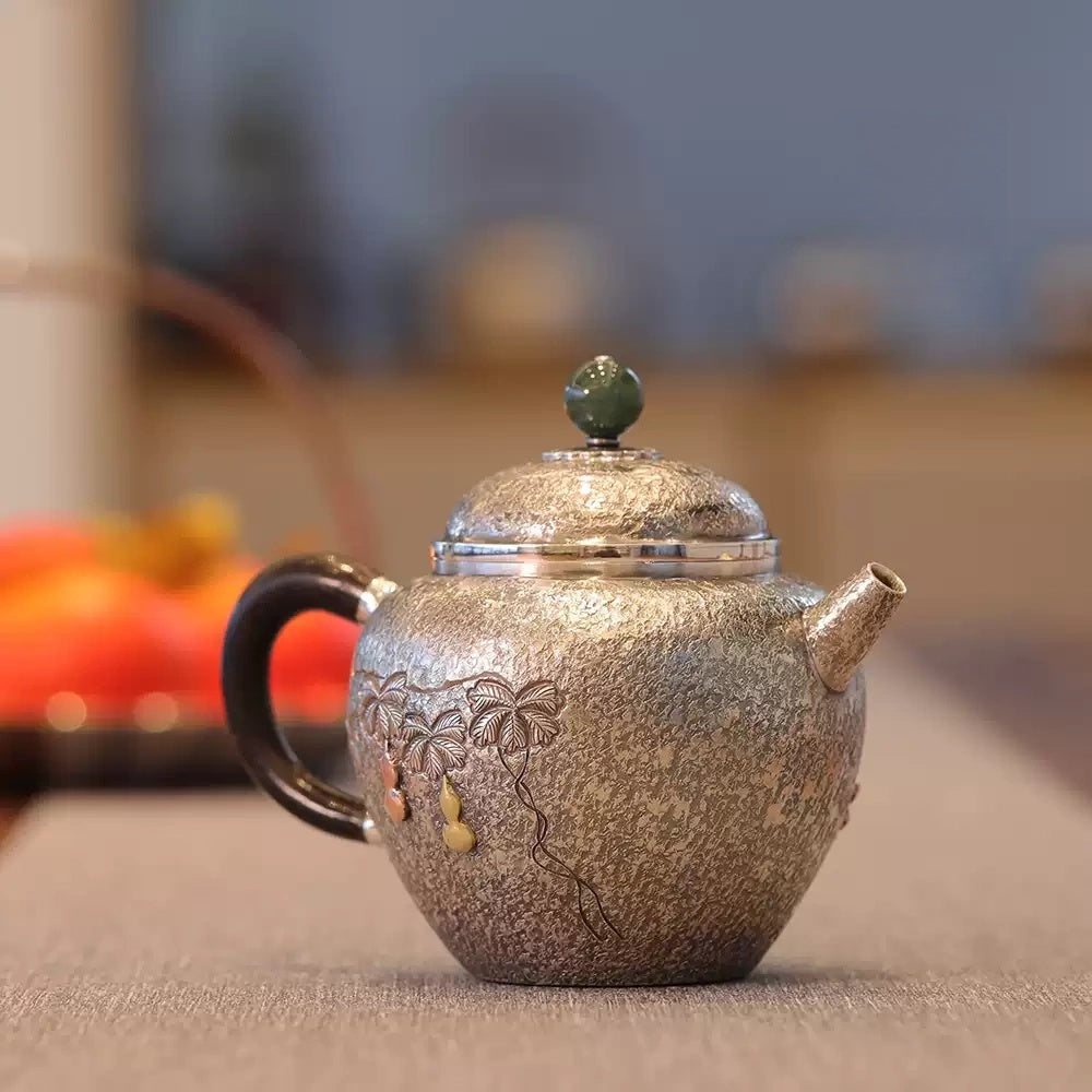 Fu Lu 200cc - Handmade silver pot zycschina