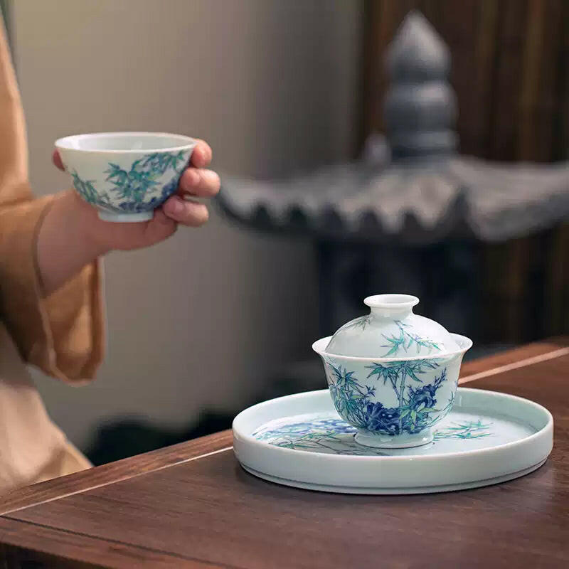 Zhu Shi - Jing De Zhen Porcelain Gaiwan zycschina