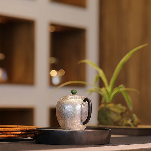 Wan Zui Long Yan 200cc - Handmade silver pot zycschina