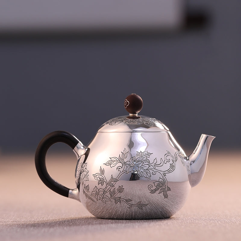 Man Cao 170cc - Handmade silver pot zycschina