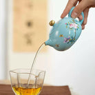 Fu Rong Hua Kai 240cc - Jing De Zhen Porcelain Gaiwan zycschina