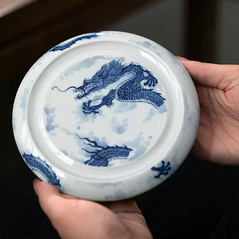 Nei Wai Long Feng Wen - Jing De Zhen Porcelain Gaiwan zycschina
