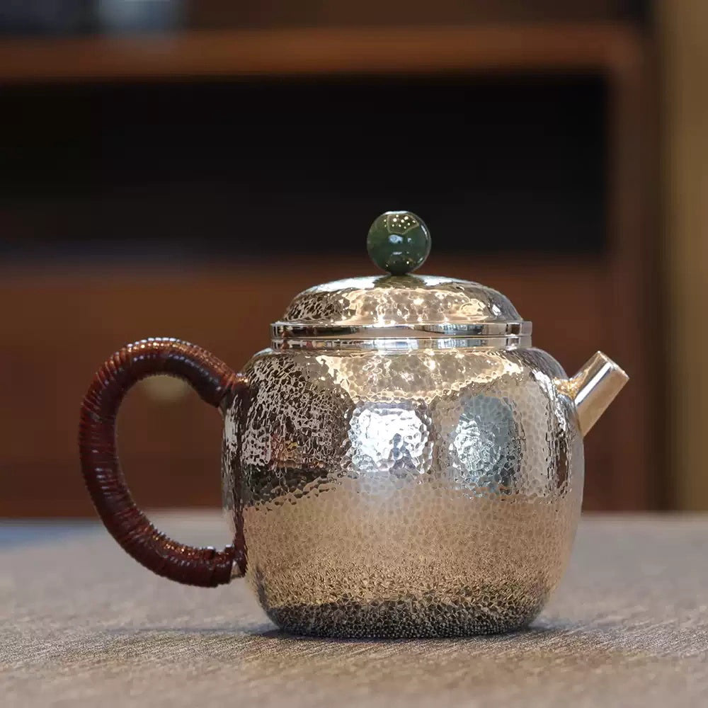 Long Zhu 200cc - Handmade silver pot zycschina