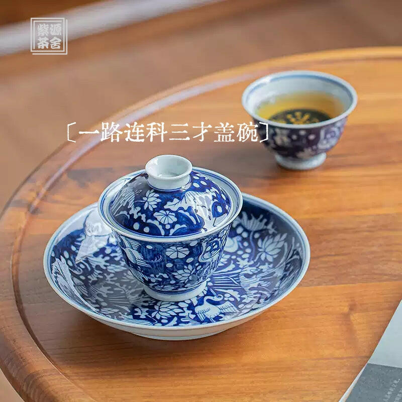 Yi Lu Lian Ke - Jing De Zhen Porcelain Gaiwan zycschina