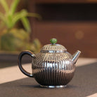Jin Wen Ju Lun Zhu 200cc - Handmade silver pot zycschina