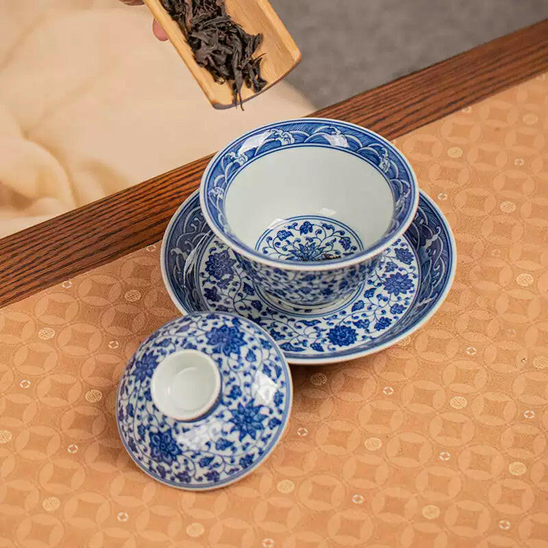 Chan Zhi Wen - Jing De Zhen Porcelain Gaiwan zycschina
