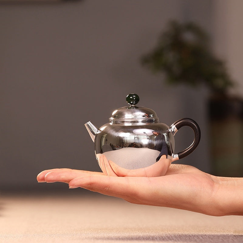 Shui Ping 200cc - Handmade silver pot zycschina