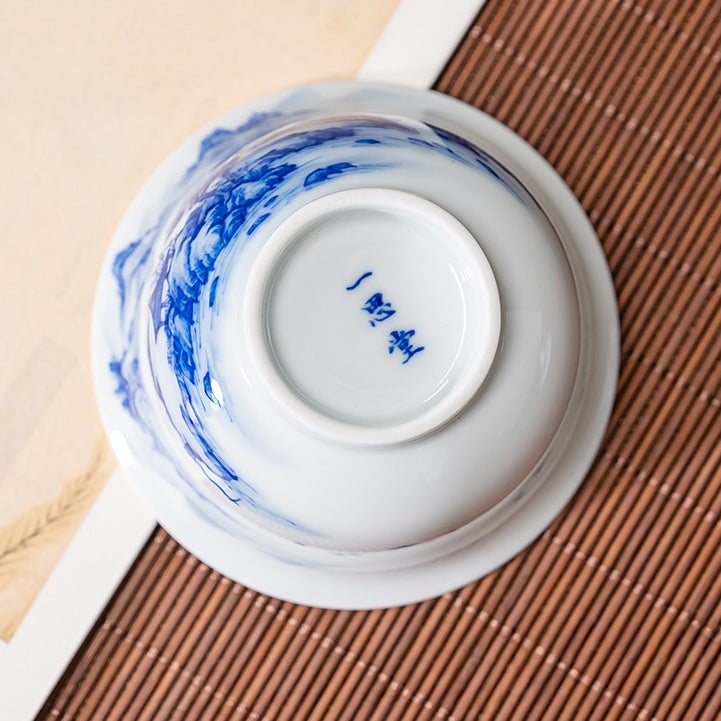 Shan Shui 100cc - Jing De Zhen Porcelain Gaiwan zycschina