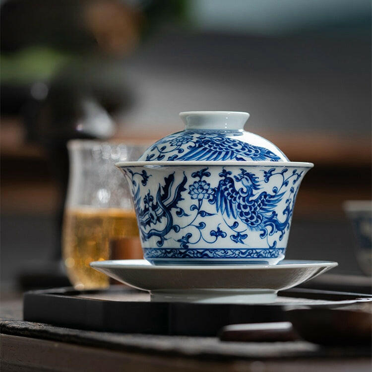 Chan Zhi Feng Wen - Jing De Zhen Porcelain Gaiwan zycschina