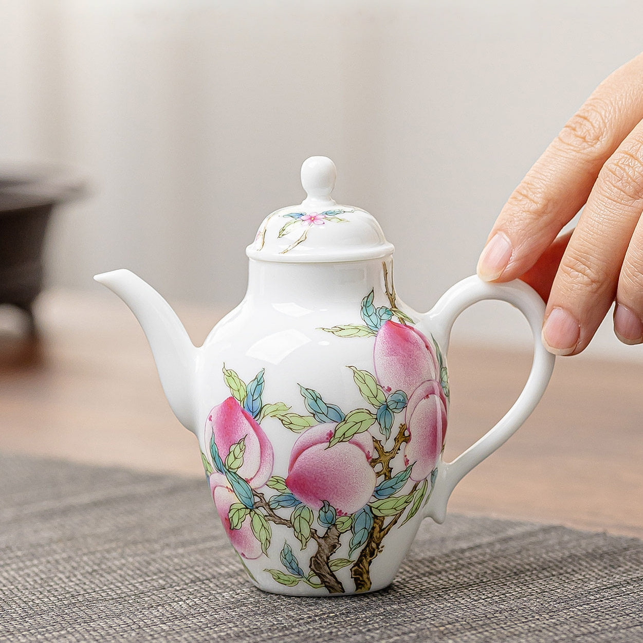 Wu Tao 170cc - Jing De Zhen Porcelain Teapot zycschina
