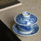 Yun Long Wen - Jing De Zhen Porcelain Gaiwan zycschina