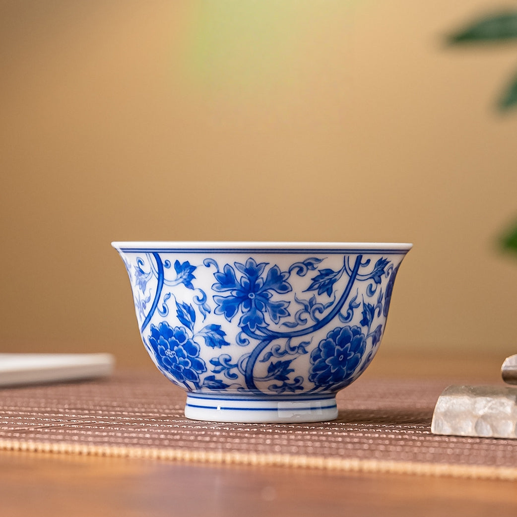 Chan Zhi Mu Dan 150cc - Jing De Zhen Porcelain Gaiwan zycschina
