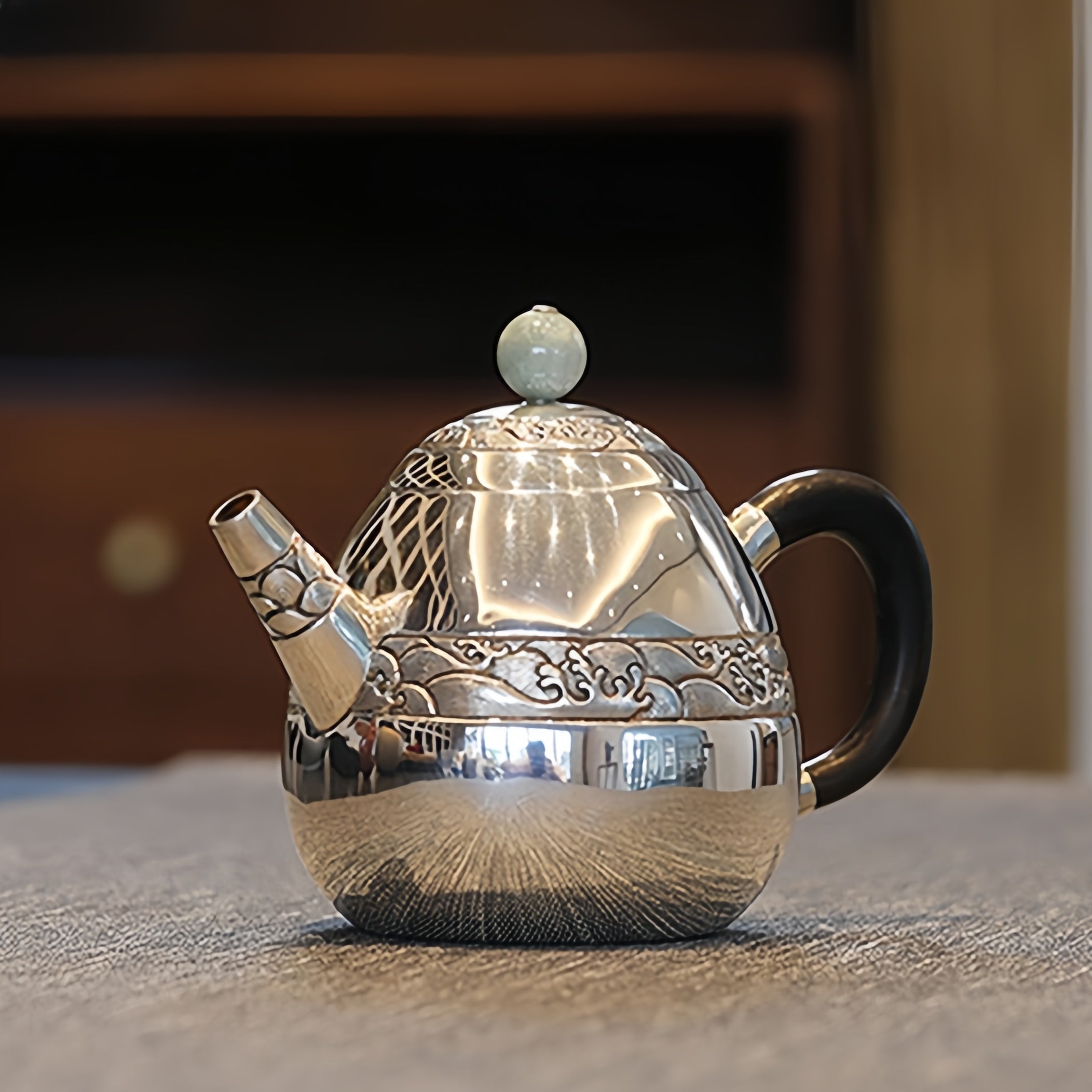 Long Dan 200cc - Handmade silver pot zycschina