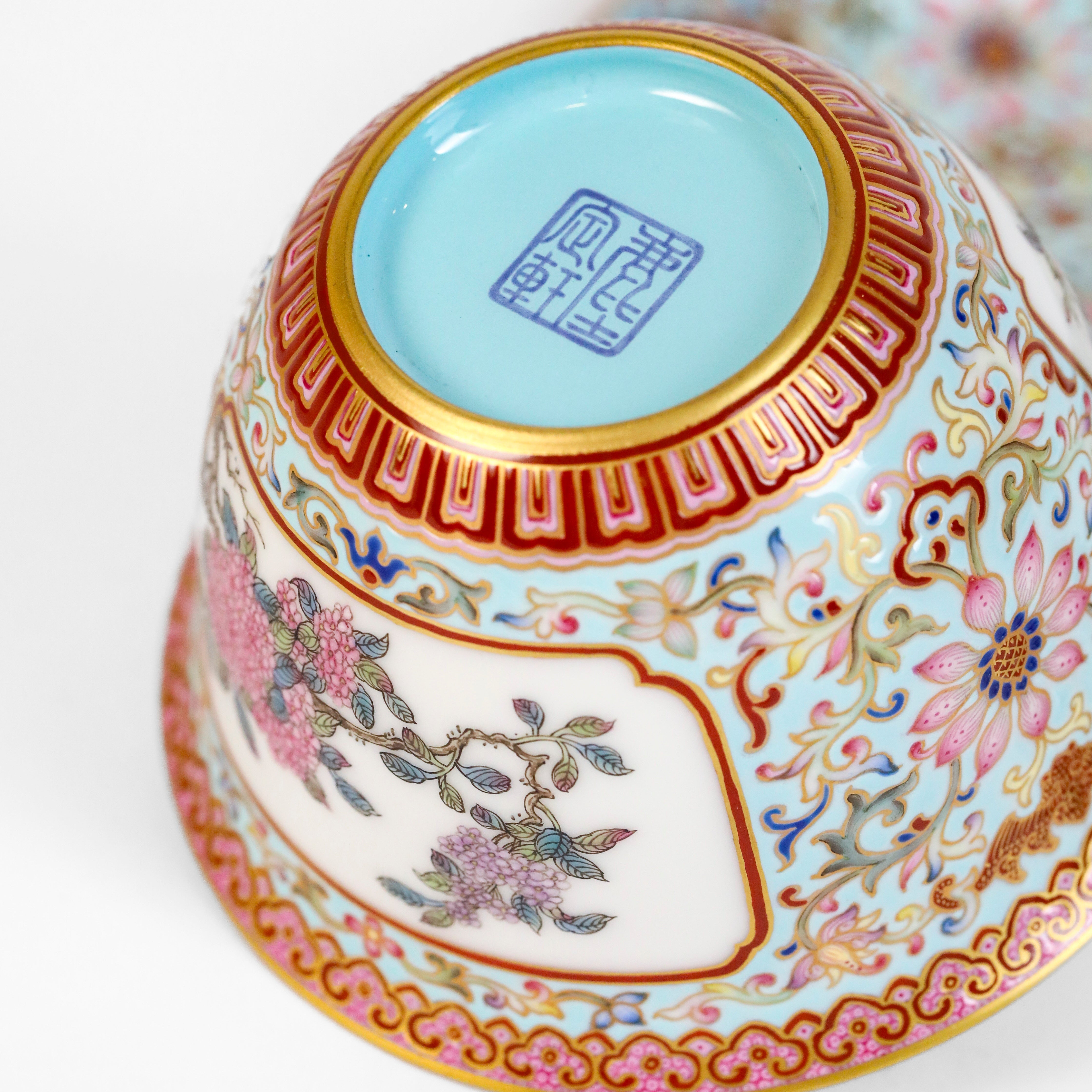 Chan Zhi Lian 120cc - Jing De Zhen Porcelain Gaiwan zycschina