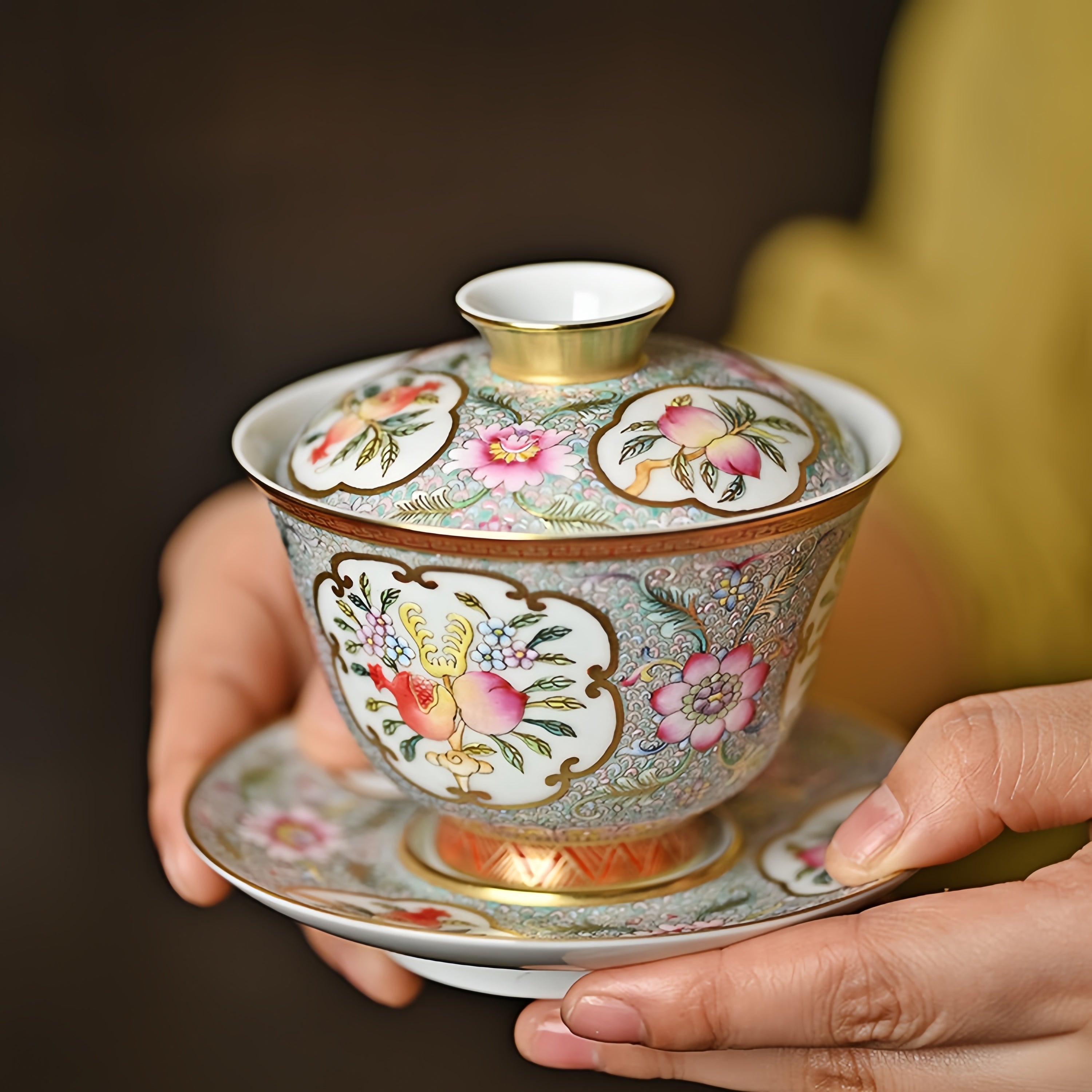 San Duo 150cc - Jing De Zhen Porcelain Gaiwan zycschina
