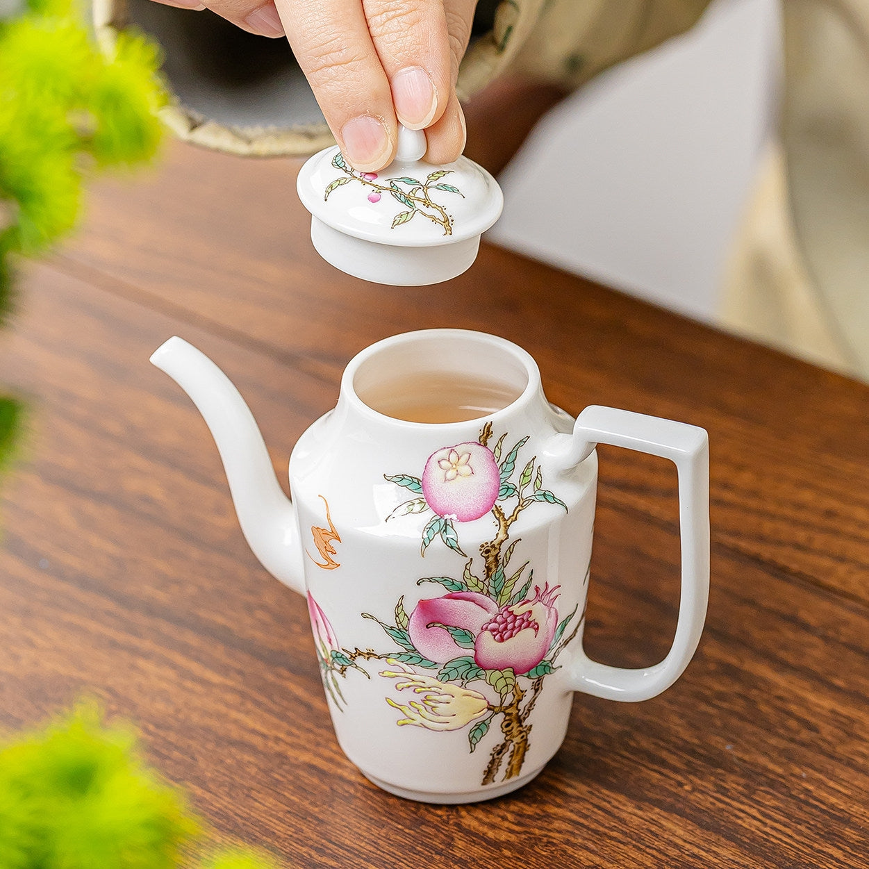 San Duo 170cc - Jing De Zhen Porcelain Teapot zycschina