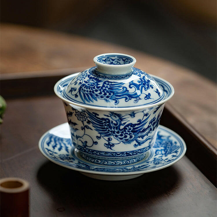 Chan Zhi Feng Wen - Jing De Zhen Porcelain Gaiwan zycschina