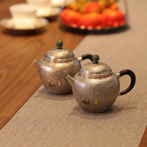 Fu Lu 200cc - Handmade silver pot zycschina