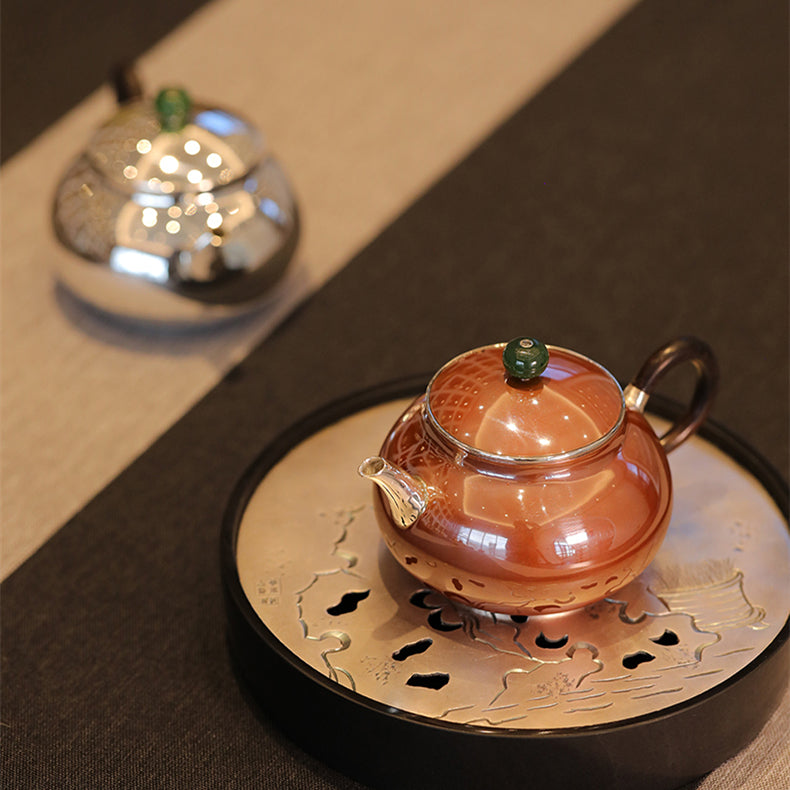 Ri Yue Qing - Handmade silver pot zycschina