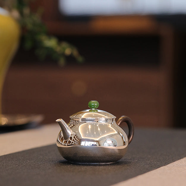 Ri Yue Qing - Handmade silver pot zycschina