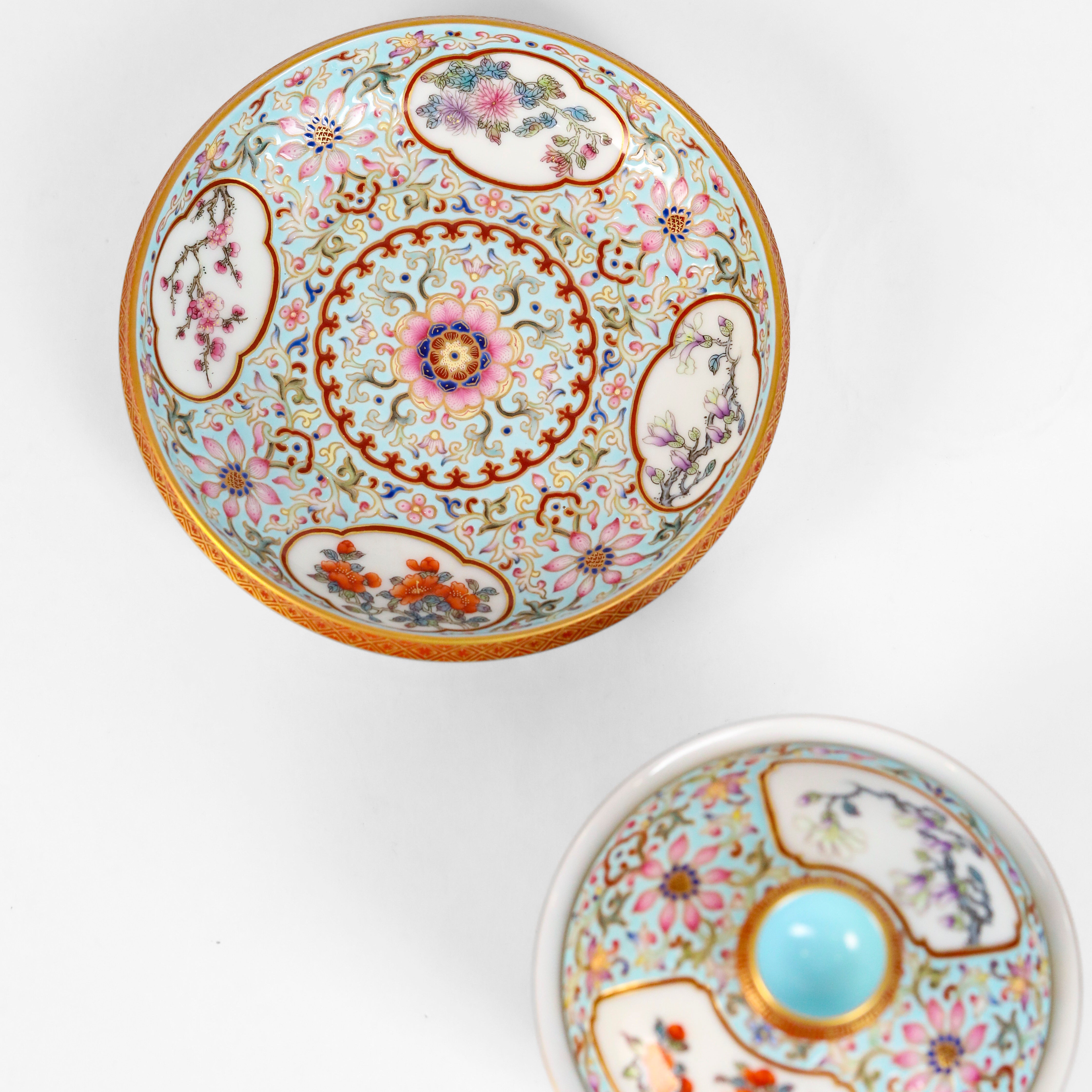 Chan Zhi Lian 120cc - Jing De Zhen Porcelain Gaiwan zycschina