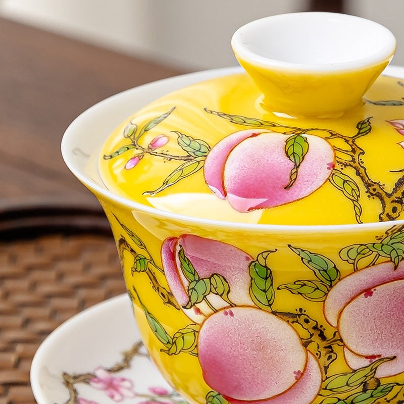Wu Tao 130cc - Jing De Zhen Porcelain Gaiwan zycschina