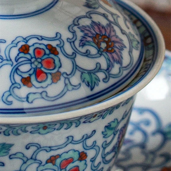 Ren Dong Wen Hua Hui - Jing De Zhen Porcelain Gaiwan zycschina