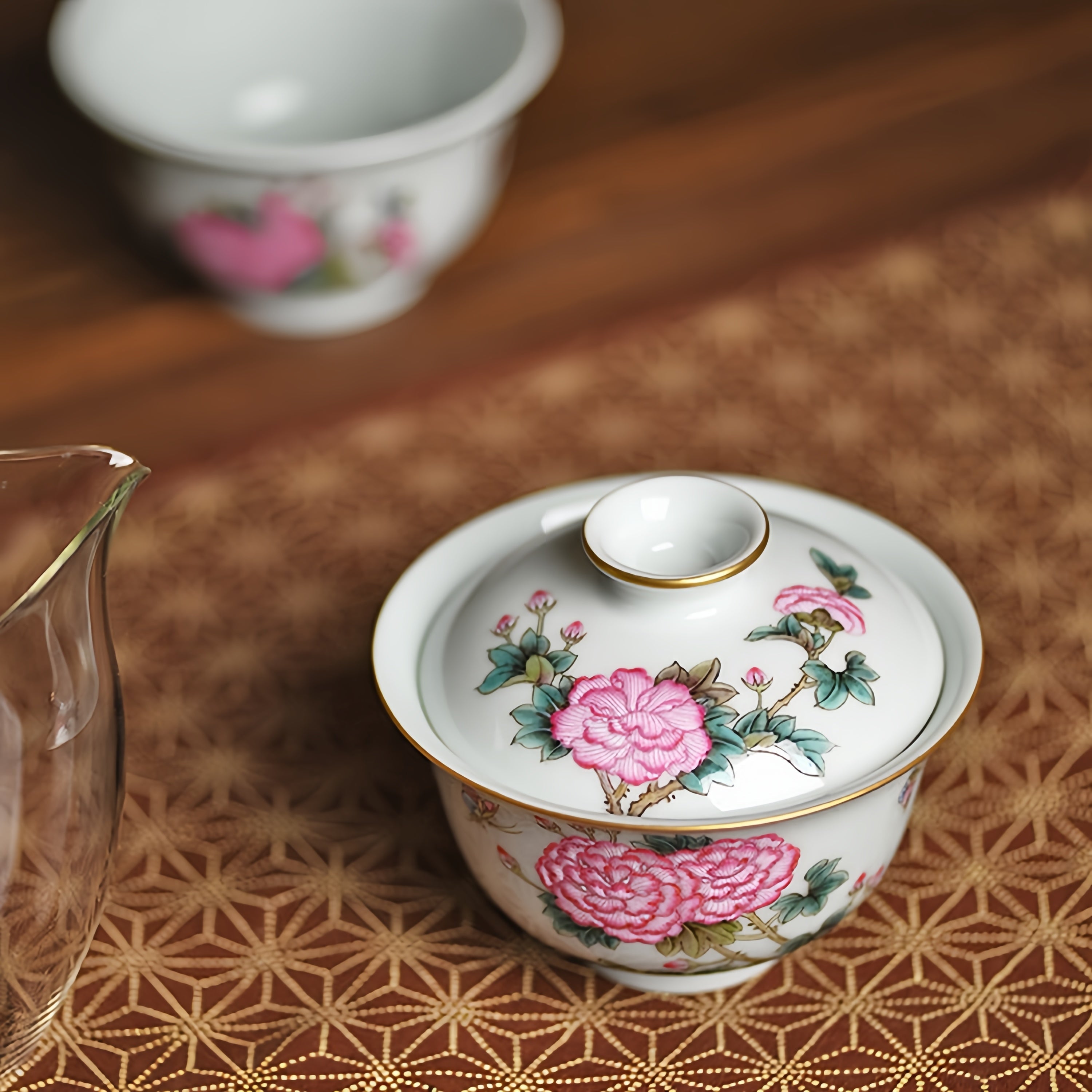 Fu Rong Hua 160cc - Jing De Zhen Porcelain Gaiwan zycschina