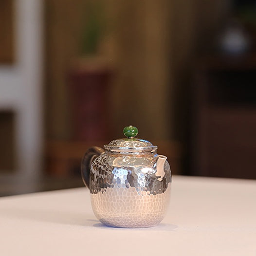 Xuan Zhu 130cc - Handmade silver pot zycschina