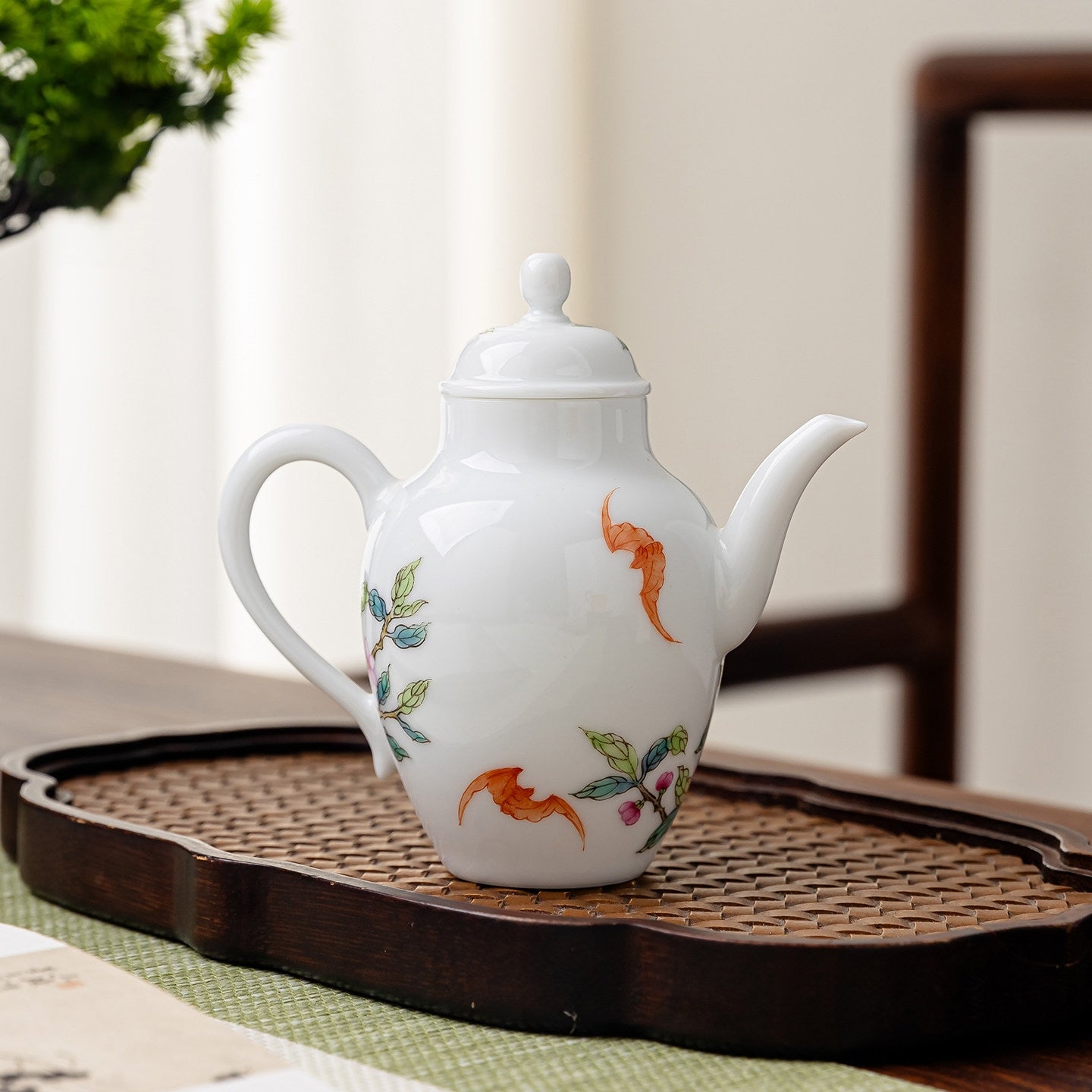 Wu Tao 170cc - Jing De Zhen Porcelain Teapot zycschina