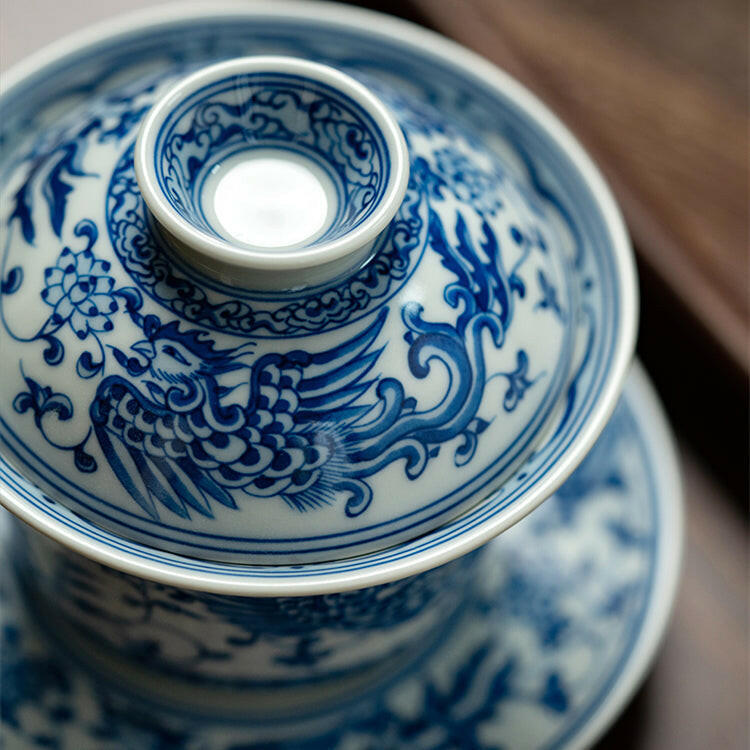 Chan Zhi Feng Wen - Jing De Zhen Porcelain Gaiwan zycschina
