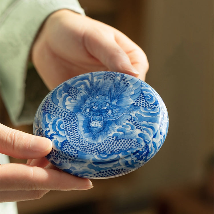 Yun Long Wen - Jing De Zhen Porcelain Tea Lid Rest zycschina