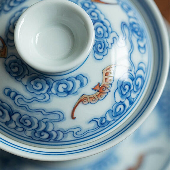 Xiang Yun Jiu Fu - Jing De Zhen Porcelain Gaiwan zycschina