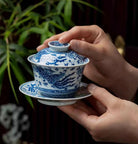 Chan Zhi Feng Wen - Jing De Zhen Porcelain Gaiwan zycschina