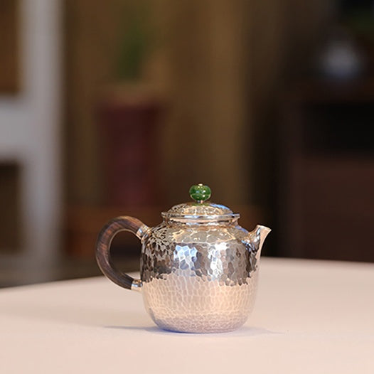 Xuan Zhu 130cc - Handmade silver pot zycschina