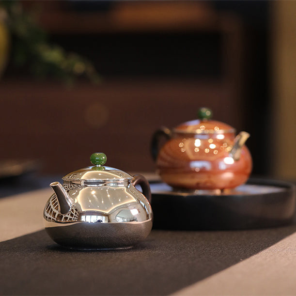 Ri Yue Qing - Handmade silver pot zycschina