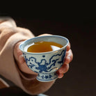 Shi Zi Xiu Qiu - Jing De Zhen Porcelain Teacup zycschina