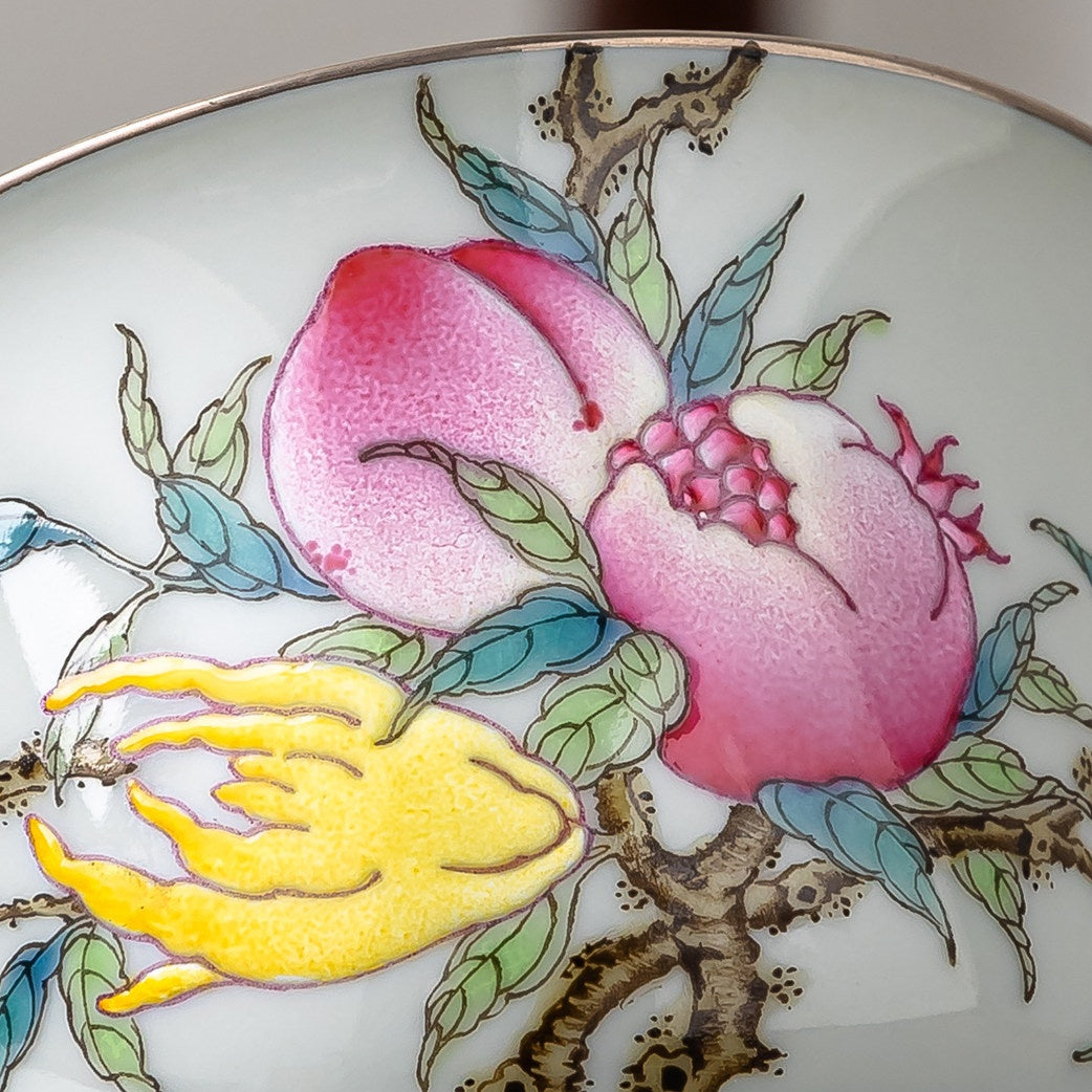 San Duo 180cc - Jing De Zhen Porcelain Gaiwan zycschina