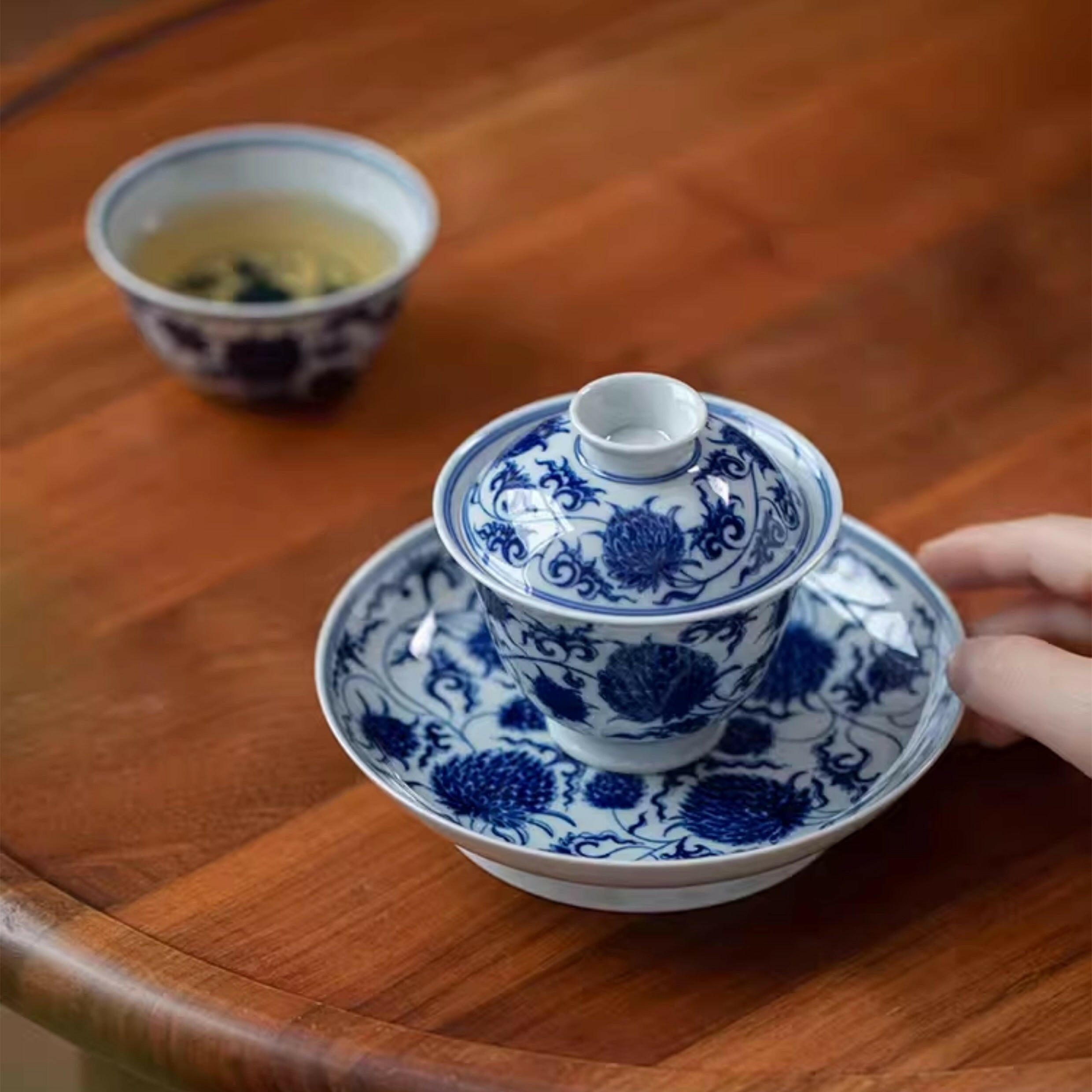 Tuan Ju Wen - Jing De Zhen Porcelain Gaiwan zycschina